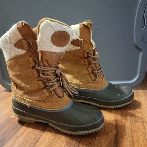 Khombu Waterproof Duck Boots - Size 6